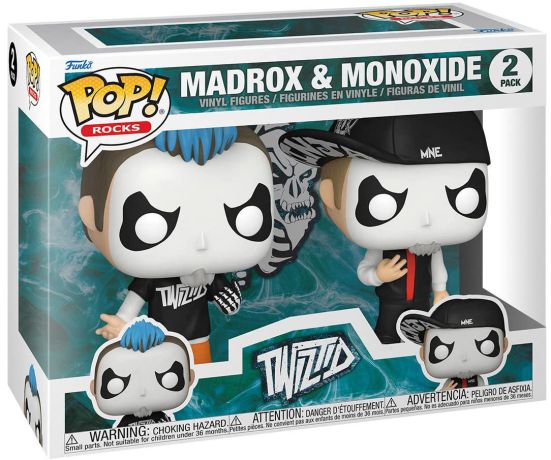 Figurine Funko Pop Twiztid Madrox & Monoxide - Pack