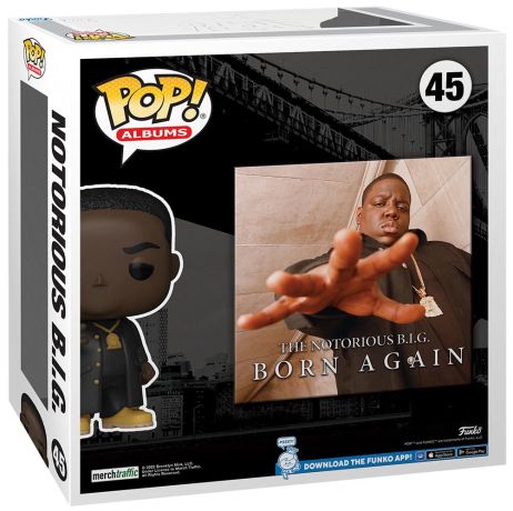 Figurine Funko Pop Notorious B.I.G #45 The new Born Again - Album