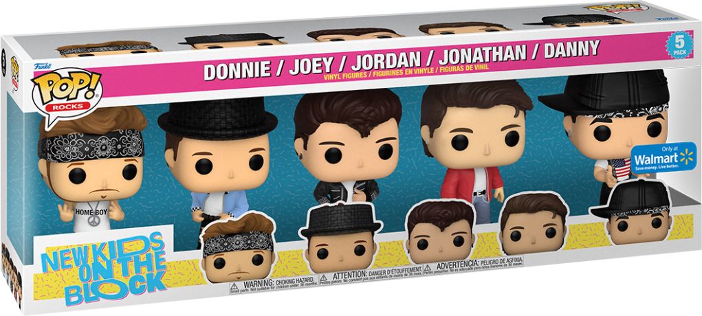 Figurine Funko Pop New Kids on the Block (NKOTB) Dannie / Joey / Jordan / Jonathan / Danny - Pack