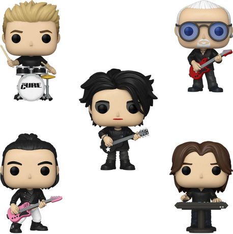 Figurine Funko Pop The Cure Jason Cooper / Reeves Gabrels / Robert Smith / Simon Gallup / Roger O'Donnell