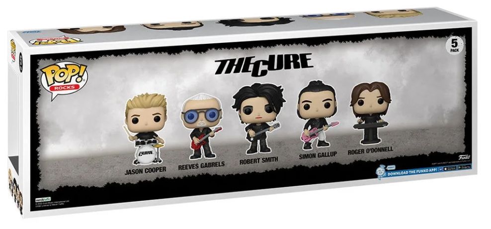 Figurine Funko Pop The Cure Jason Cooper / Reeves Gabrels / Robert Smith / Simon Gallup / Roger O'Donnell