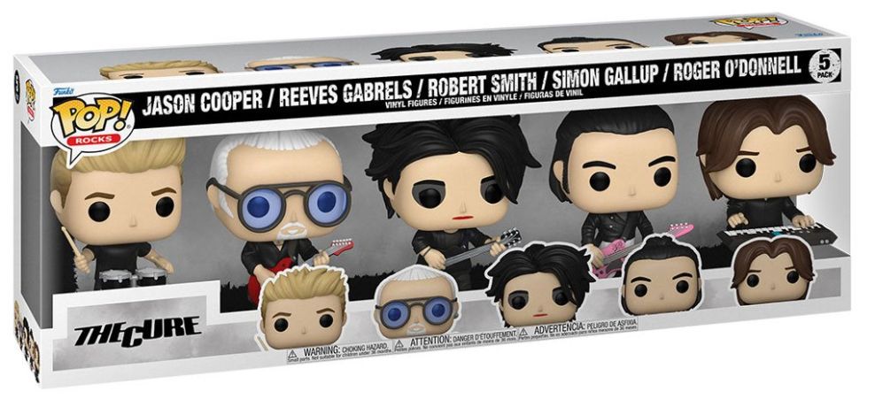 Figurine Funko Pop The Cure Jason Cooper / Reeves Gabrels / Robert Smith / Simon Gallup / Roger O'Donnell