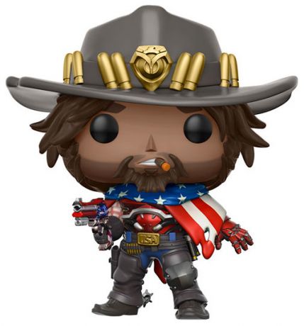 Figurine Funko Pop Overwatch #182 McCree - Jeux d'été