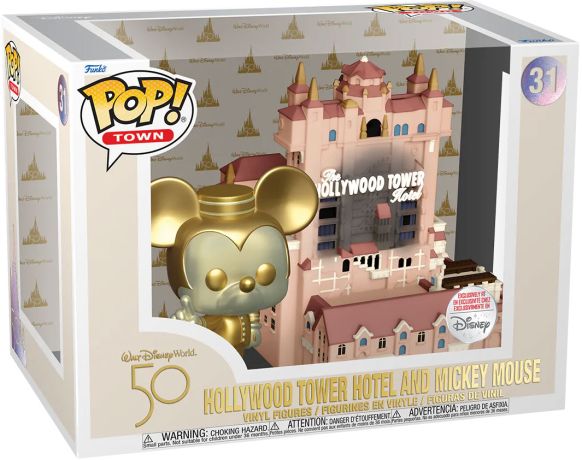 Figurine Funko Pop Walt Disney World 50ème Anniversaire  #31 Mickey Mouse Or The Hollywood Tower Hotel
