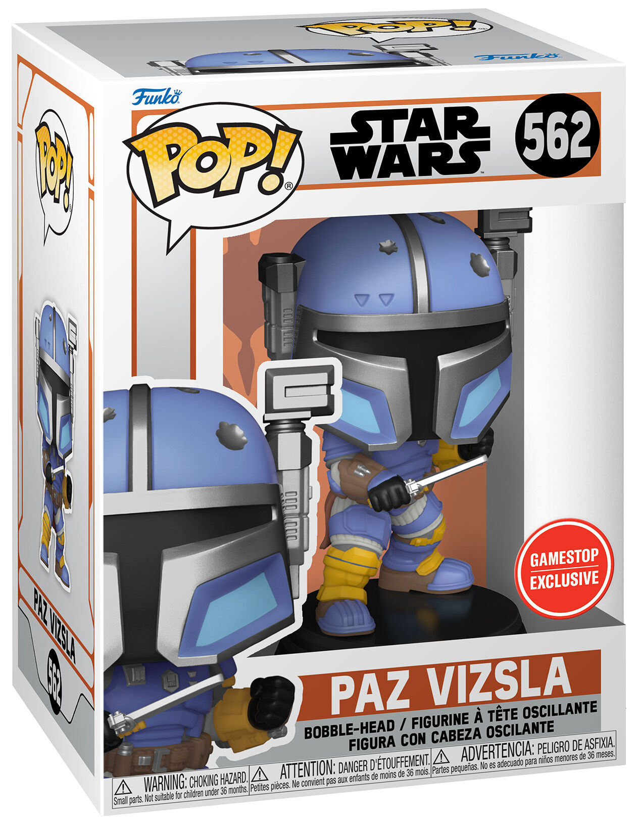 Figurine Pop Star Wars : Le Mandalorien pas cher : Le Mandalorien - Mystery Box
