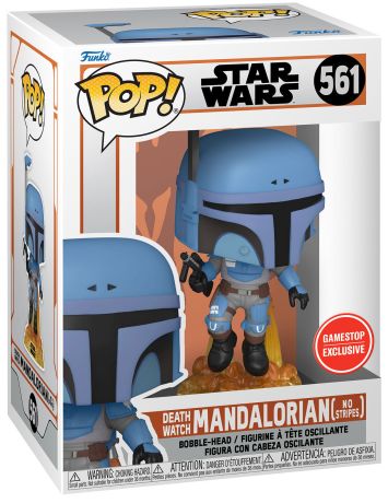Figurine Funko Pop Star Wars : Le Mandalorien #561 Death watch Mandalorian (no stripes)