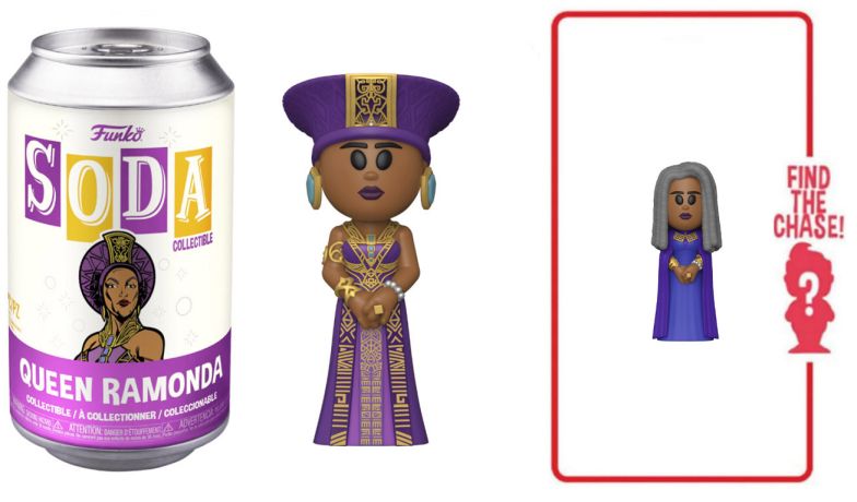 Figurine Funko Soda Black Panther : Wakanda Forever [Marvel] Reine Ramonda (Canette Violette)