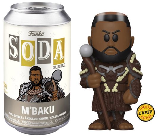 Figurine Funko Soda Black Panther : Wakanda Forever [Marvel] M'Baku (Canette Grise) [Chase]