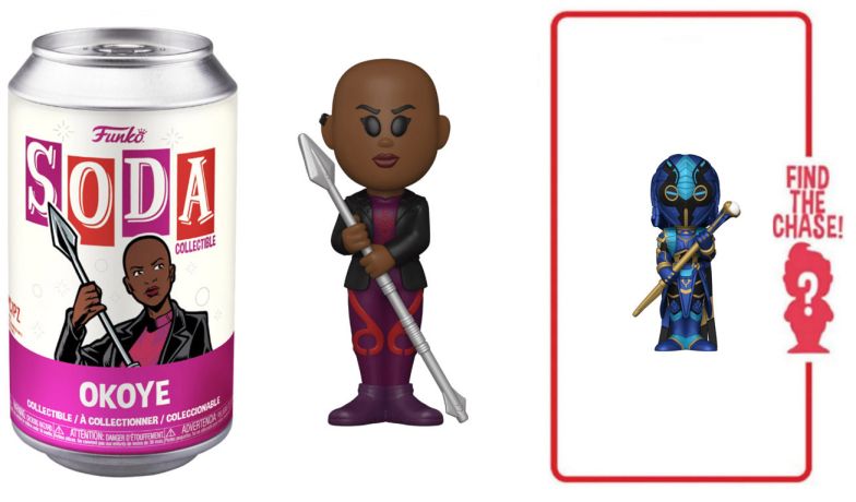 Figurine Funko Soda Black Panther : Wakanda Forever [Marvel] Okoye (Canette Rose)