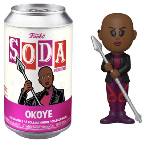 Figurine Funko Soda Black Panther : Wakanda Forever [Marvel] Okoye (Canette Rose)