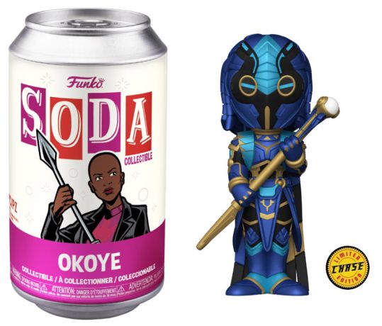 Figurine Funko Soda Black Panther : Wakanda Forever [Marvel] Okoye (Canette Rose) [Chase]