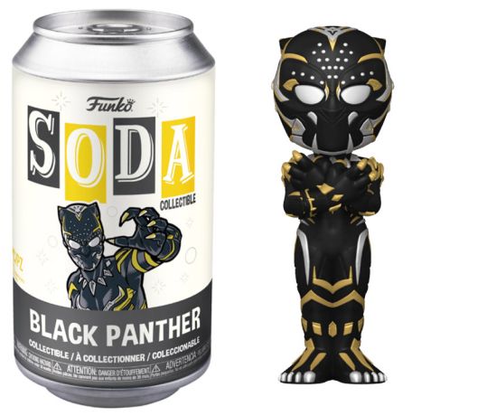 Figurine Funko Soda Black Panther : Wakanda Forever [Marvel] Black Panther (Canette Noire)