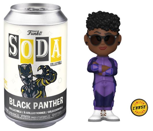 Figurine Funko Soda Black Panther : Wakanda Forever [Marvel] Black Panther (Canette Noire) [Chase]