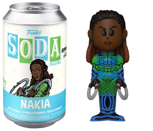 Figurine Funko Soda Black Panther : Wakanda Forever [Marvel] Nakia (Canette Bleue)