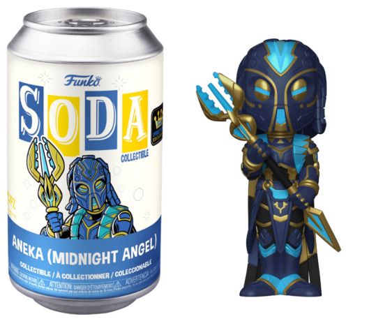 Figurine Funko Soda Black Panther : Wakanda Forever [Marvel] Aneka - Midnight Angel (Canette Bleue)