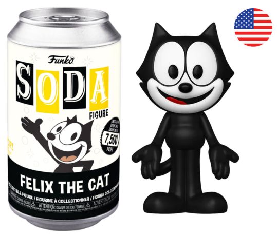 Figurine Funko Soda Felix le Chat Felix le chat (Canette Noire)