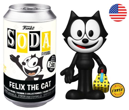 Figurine Funko Soda Felix le Chat Felix le chat (Canette Noire) [Chase]