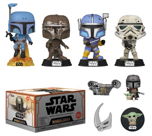 Figurine Pop Star Wars : Le Mandalorien pas cher : Le Mandalorien - Mystery  Box