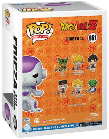 Figurine Funko Pop Dragon Ball Z #861 Freezer forme finale (Métallique)