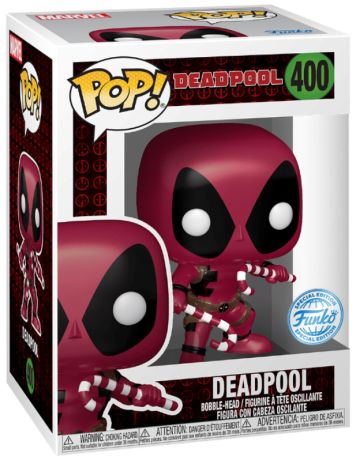 Figurine Funko Pop Deadpool [Marvel] #400 Deadpool (Métallique) - T-Shirt