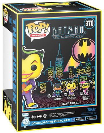 Figurine Funko Pop Batman : Série d'animation [DC] #370 Le Joker Black Light