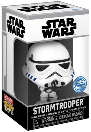 Figurine Funko Pop Star Wars 4 : Un nouvel espoir Stormtrooper (Pocket) - T-Shirt