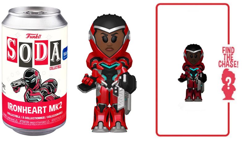 Figurine Funko Soda Black Panther : Wakanda Forever [Marvel] Ironheart  MK2 (Canette Rouge)