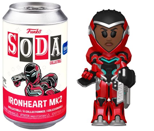 Figurine Funko Soda Black Panther : Wakanda Forever [Marvel] Ironheart  MK2 (Canette Rouge)