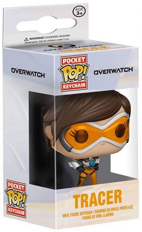 Figurine Funko Pop Overwatch Tracer - Porte-clés