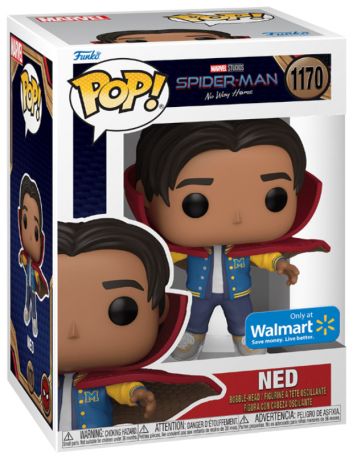 Figurine Funko Pop Spider-Man: No Way Home #1170 Ned avec la cape de Docteur Strange