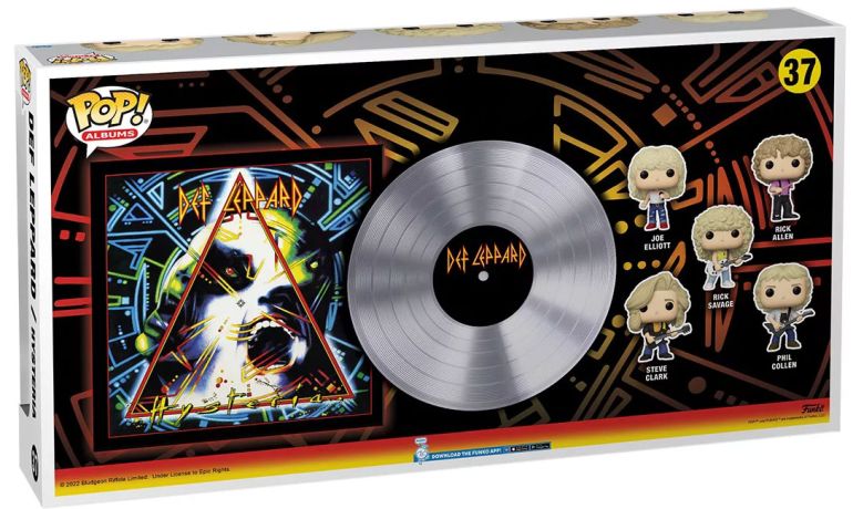 Figurine Funko Pop Def Leppard #37 Hysteria - Album Deluxe