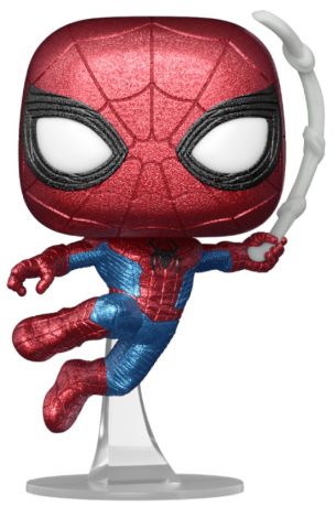 Figurine Funko Pop Spider-Man: No Way Home #1160 Spider-Man (Diamant) - T-Shirt