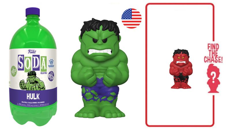 Figurine Funko Soda Marvel Comics Hulk (Bouteille Verte)