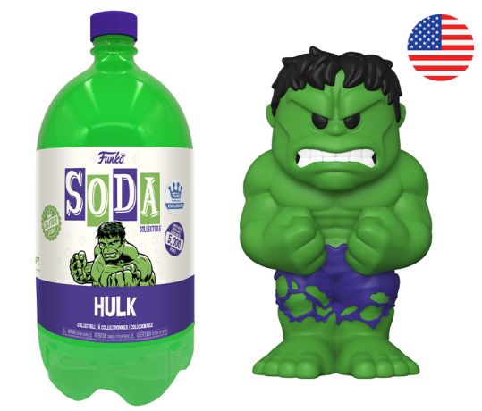 Figurine Funko Soda Marvel Comics Hulk (Bouteille Verte)