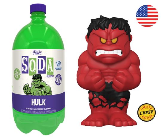 Figurine Funko Soda Marvel Comics Hulk (Bouteille Verte) [Chase]