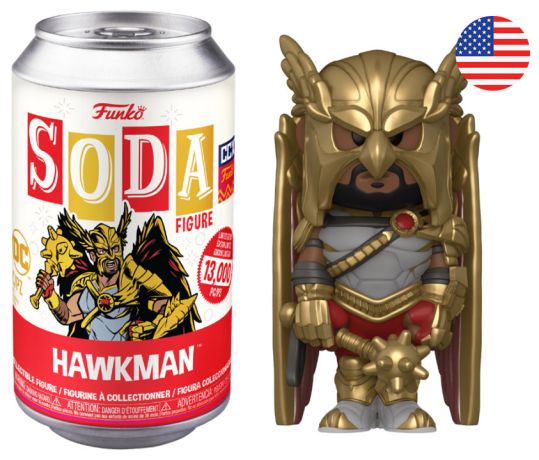 Figurine Funko Soda DC Comics Hawkman (Canette Rouge)