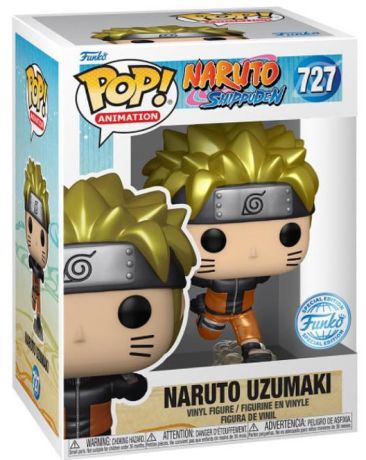 Figurine Funko Pop Naruto #727 Naruto Uzumaki - Métallique