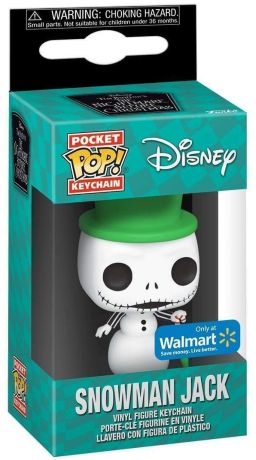 Figurine Funko Pop L'étrange Noël de M. Jack [Disney] Jack en bonhomme de neige - Porte-clés