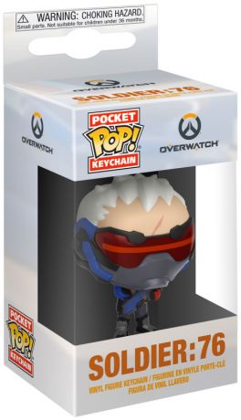 Figurine Funko Pop Overwatch Soldat 76 - Porte-clés