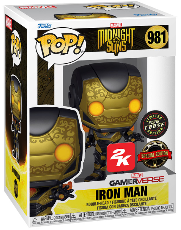 Funko Pop! Iron Man #981 - Gameverse Midnight Suns - Chase - Neuf