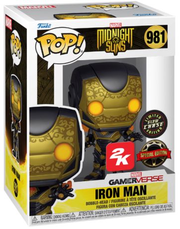 Figurine Funko Pop Marvel's Midnight Suns #981 Iron Man [Chase]