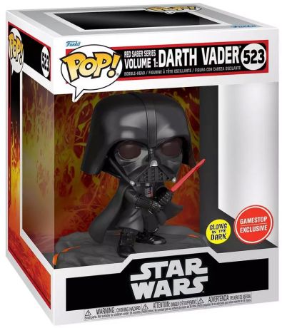 Figurine Funko Pop Star Wars 3 : La Revanche des Sith #523 Série Sabre Rouge Volume 1: Dark Vador