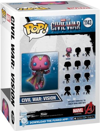 Figurine Funko Pop Captain America : Civil War [Marvel] #1143 Civil War : Vision