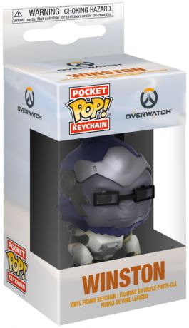 Figurine Funko Pop Overwatch Winston - Porte-clés