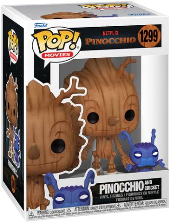Figurine Funko Pop Pinocchio Guillermo del Toro (Netflix) #1299 Pinocchio et Cricket
