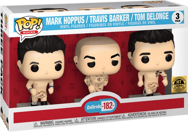 Figurine Funko Pop Blink-182 Mark Hoppus / Travis Barker / Tom Delonge - Blink 182