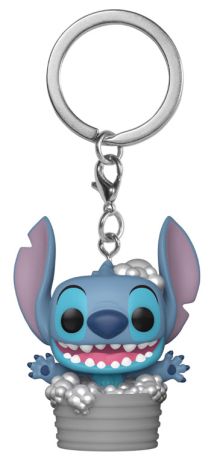 Figurine Funko Pop Lilo et Stitch [Disney] Stitch dans la baignoire - Porte-clés