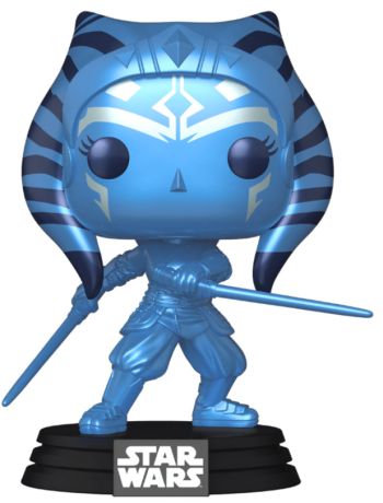 Figurine Funko Pop Star Wars : Le Mandalorien #464 Ahsoka (Bleue)