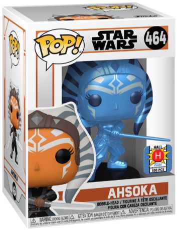 Figurine Funko Pop Star Wars : Le Mandalorien #464 Ahsoka (Bleue)