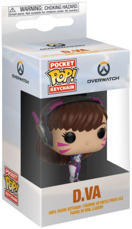 Figurine Funko Pop Overwatch D.Va - Porte-clés